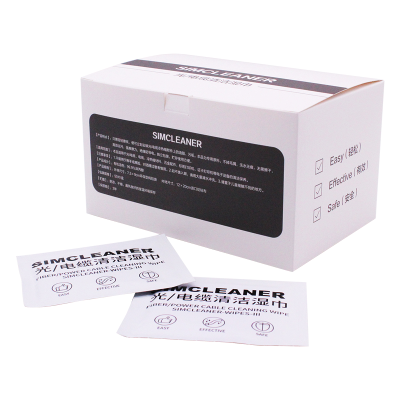 SIMCLEANER-WIPES-III 光（电）缆清洁湿巾