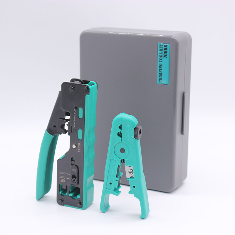 7088K 6A类通孔网线钳工具套装